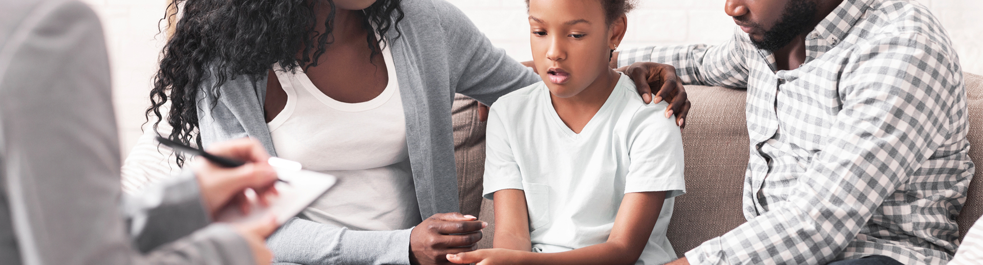 Child and family counselling session