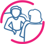 Social work and counselling support Icon